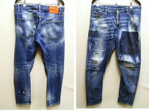 即決[50]DSQUARED2 18SS M.B.JEAN ケニーツイスト後継 S71LB0436 スリム デニム MB KENNY TWIST パンツ■6845