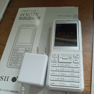 セイコーインスツル、ＷX02S.ガラ携帯電話機