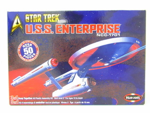 未組立 POLAR LIGHTS STAR TREK スタートレック U.S.S ENTERPRISE NCC-1701 プラモデル♪TY10004