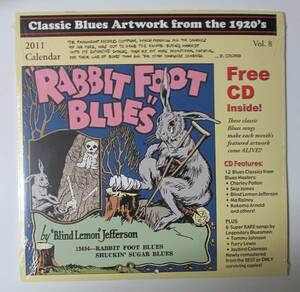 【新品/輸入品/2011年度カレンダー/CD付き/30cm×30cm】CLASSIC BLUES ARTWORK FROM THE 1920