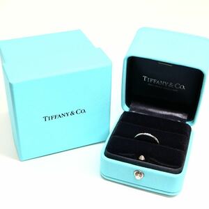 TIFFANY&Co.(ティファニー）箱付き!!《Pt950 クラシックバンド リング》A 約3.3g 8.5号 ジュエリー ring 指輪 jewelry diamond EA6/EA6