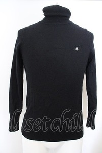 【USED】Vivienne Westwood MAN /TURTLE NECK KNIT ヴィヴィアンウエストウッド ビビアン 44 ブラック O-24-02-11-003-to-IG-OS