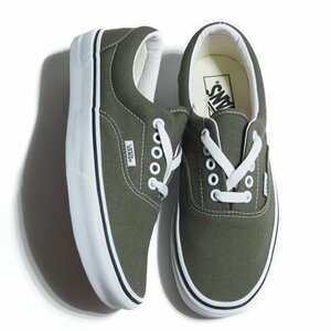 K8382R40　▼VANS バンズ▼　新品 ERA エラ キャンバス スニーカー グリーン US8/24.5cm レディース