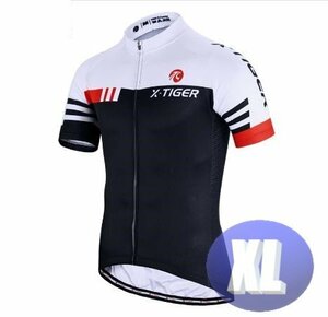 x-tiger サイクリングウェア 半袖 XLサイズ 自転車 ウェア サイクルジャージ 吸汗速乾防寒 新品 インポート品【n605-rd】