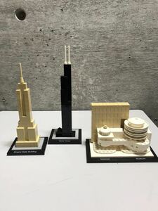 【絶版】LEGO レゴ　アーキテクチャー エンパイヤ ステート ビルディング グッゲンハイム美術館 ウィリス・タワー 