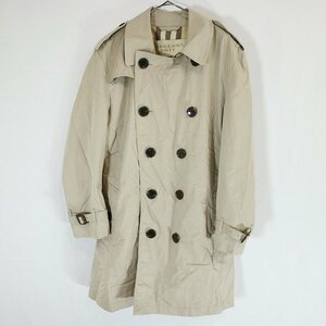 SALE///// BURBERRY BRIT バーバリーブリット トレンチコート アウター 防寒 フォーマル 通勤 通学 ベージュ ( メンズ L ) M9408