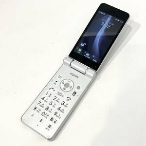 【中古】SIMフリー SHARP AQUOS ケータイ2 601SH ホワイト 利用制限〇 折りたたみ ガラホ Softbank版