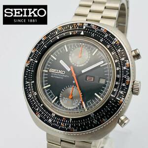 即決◆極希少 SEIKO セイコー カリキュレーター◆6138-7000 計算尺クロノグラフ 自動巻/パイロット/ヴィンテージ/5スポーツ/メンズ 腕時計