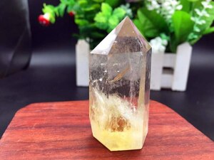 天然 水晶 シトリン 黄水晶 クラスター クオ－ツ クリスタル ポイント パワーストーン ヒーリング 45-60g
