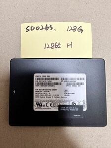 SD0263【中古動作品】SAMSUNG 内蔵 SSD 128GB /SATA 2.5インチ動作確認済み 使用時間12865H
