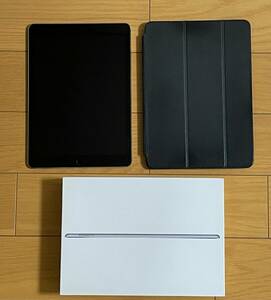 ★【訳あり中古】iPad Air2 Wi-Fi 64GB Space Gray(本体のみ)＋純正レザーケース(Black)