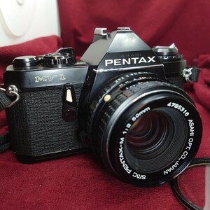 250【シャッターOK】ASAHI PENTAX MV1 一眼レフ フィルムカメラ アサヒペンタックス LENS smc F:2 50mm ブラックボディ+レンズセット