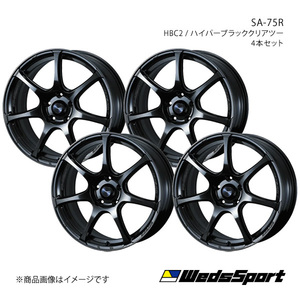 WedsSport/SA-75R ランサーエボリューション7/8/9 CT9A アルミホイール4本セット【18×8.5J 5-114.3 INSET35 HBC2】0074032×4