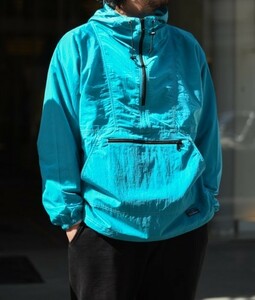 新品！LL.Bean Beans Light Nylon Anorak　Teal Mサイズ　 エルエルビーン　80s 90s　ヴィンテージ　