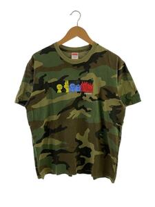 Supreme◆19AW/Life Tee/Dan Drehobl/Tシャツ/M/コットン/GRN/カモフラ