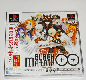 新品【PS BLACK/MATRIX OO 初回版】白石涼子 井上和彦 水樹奈々 篠原恵美 福山潤 斎賀みつき★条件付攻略本 ブラックマトリクスダブルオー