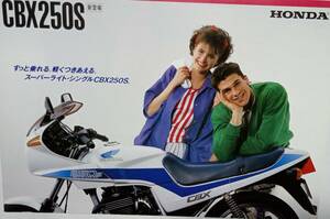 　ホンダ　　CBX250S（MC12）　カタログ　　美品　１９８５年