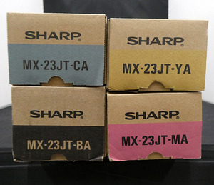 SHARP シャープ　純正トナー　MX-23JT BA/CA/MA/YA　4色セット　新品未開封品