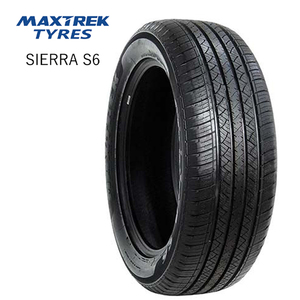 送料無料 マックストレック サマータイヤ MAXTREK SIERRA S6 シエラ S6 235/55R19 101V 【2本セット 新品】