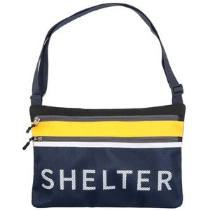 SHELTER シェルター サコッシュ イエロー ショルダーバッグ