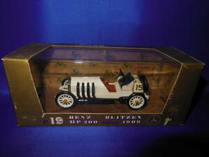 1/43　BRUMM　Mercedes-Benz　ブリッツェン・ベンツ　BLITZEN　BENZ　1909年　イタリア製　MADE IN ITALY