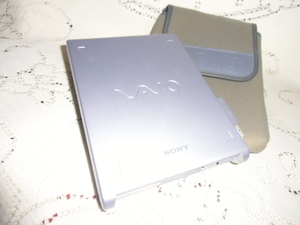 SONY バイオ フロッピー ディスクドライブ USB外付け PCGA-UFD5 ケース付 中古　★ 