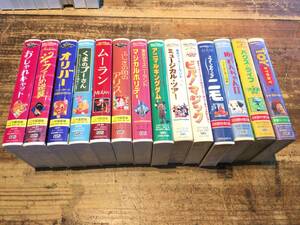 ■10359■VHSビデオテープ 14本セット ディズニー VHS 映画 バンビ ピーターパン リトルマーメイド等