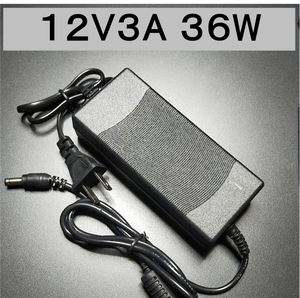 ノイズフィルター付きACアダプター 12V3A プラグ5.5×2.5/2.1mm （12V 2.5A、2A) AC/DC スイッチング 電源 アダプター