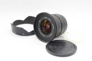 【返品保証】 シグマ Sigma Zoom 18-35mm F3.5-4.5 前後キャップ フード付き ソニーミノルタマウント レンズ s2365
