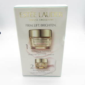 T9694☆ESTEE LAUDER エスティローダー TRAVEL EXCLUSIVE シュープリーム プラス YPクリーム 75ml + アイバーム 15ml 未使用品【コスメ】