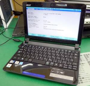 T10936nジャンク acer AspireOne 532h-B123F 10.1inch 簡易起動確認済み ACアダプタ付属