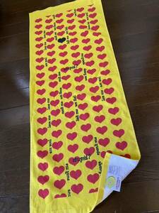 1円～　 X JAPAN hide LEMONeD Yellow Heart 【新品】フェイスタオル