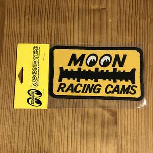 MOON Racing Cams パッチ 6.6×11.6cm 63円発送可 mooneyes ムーンアイズ レーシング カムズ ワッペン バッグ ジャケット などに