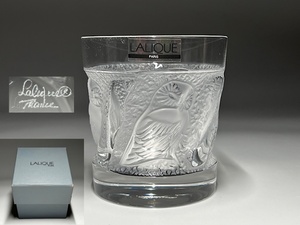 【瑞】Lalique France ラリック　クリスタルグラス　高：８．２ｃｍ　共箱栞