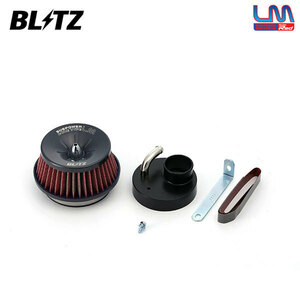 BLITZ ブリッツ サスパワー コアタイプLM レッド エアクリーナー ワゴンR CT21S CV21S H7.2～H10.10 F6A ターボ