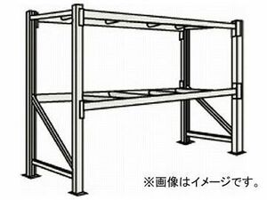 トラスコ中山/TRUSCO 重量パレット棚2トン2300×1100×H2000単体 2D20B23112