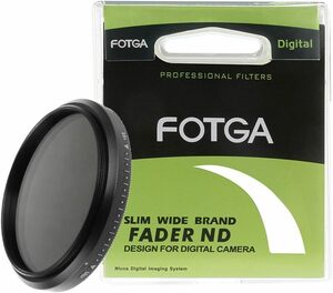 新品　58ｍｍ　★　FOTGA　スリムフェーダー　可変　NDフィルター　★　ND2 ND4 ND8 ND400