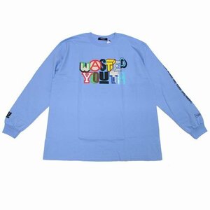 UNDERCOVER アンダーカバー 22AW VERDY ロングスリーブ Tシャツ ロンT WASTED YOUTH XL ブルー
