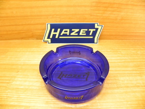 HAZET ハゼット ガラス製 アッシュトレイ 灰皿 ノベルティー グッツ 