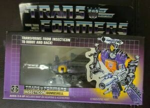 TRANSFORMERS HASBRO INSECTICON BOMBSHELL ORIGINAL VINTAGE SEALED UNOPENED MOC 海外 即決