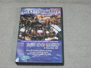 ■DVD/2枚組「マイク・ポートノイ/MIKE PORTNOY Liquid Drum Theater 海外品」痛みあり/ドラム教則/上達/初心者/ドラマー/バンド■■