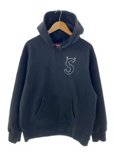 Supreme◆22AW S Logo Hooded Sweatshirt/パーカー/L/コットン/BLK