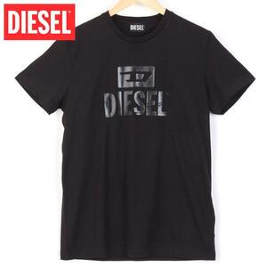 XL/新品 DIESEL ディーゼル ロゴ Tシャツ DIEGO-TONEONETONE メンズ ブランド カットソー 黒