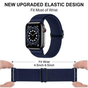 36-42 Apple watch 調節可能な弾性ナイロンストラップ 38mm 40mm 41mm