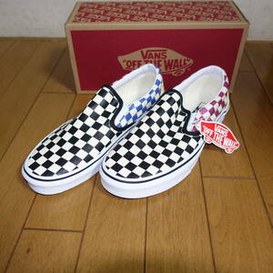 VANS CLASSIC SLIP ON 8H グリッターチェック