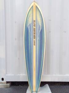サーフボード ☆ ISLAND SURFBOARDS HAWAII ☆ ６.６ＦＴ ≒ １.９８m ブルー ☆ ビンテージ ☆