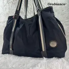 極美品✨オロビアンコ Orobianco トートバッグ ナイロン ブラック 旅行