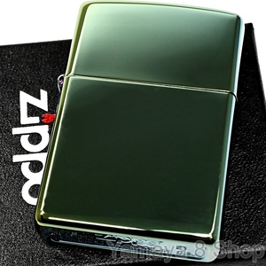 ZIPPO ティールグリーン ハイポリッシュ シンプル ジッポー ライター