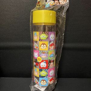 ディズニーかわいい ウォーターボトル 黄色 コップ グッズ 水筒 クリアボトル ツムツム ディズニー Disney