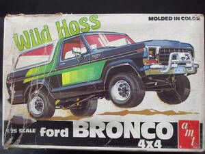 AMT 1/25 フォード ブロンコ 4X4 未組立キット (AMT Wild Hoss Ford Bronco 4X4) 